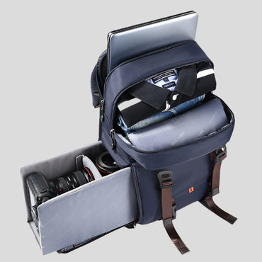 Celonox Vintage Roll‑Top Backpack