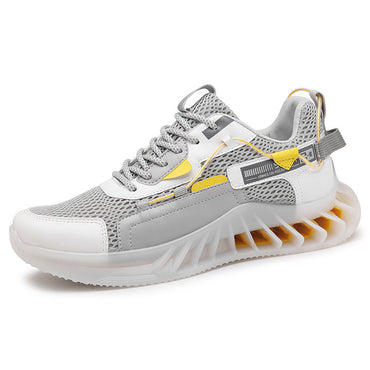 Celonox Black Mesh & Leather Sculptural Runners