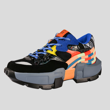 Celonox Multilayer Mosaic Platform Sneakers
