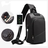 Celonox Anti‑Theft USB Sling Bag